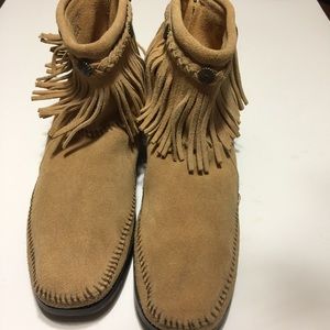 Minnetonka Booties with Fringe